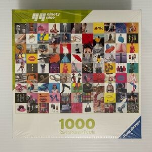 Ravensburger Colorful Collage 1000 Piece Puzzle "99 Elements of Style" NEW